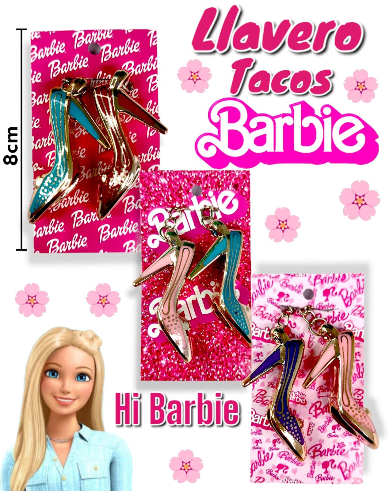 Llavero Tacos BARBIE con Carton Decorativo 8 cm